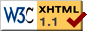 Valides XHTML 1.1!